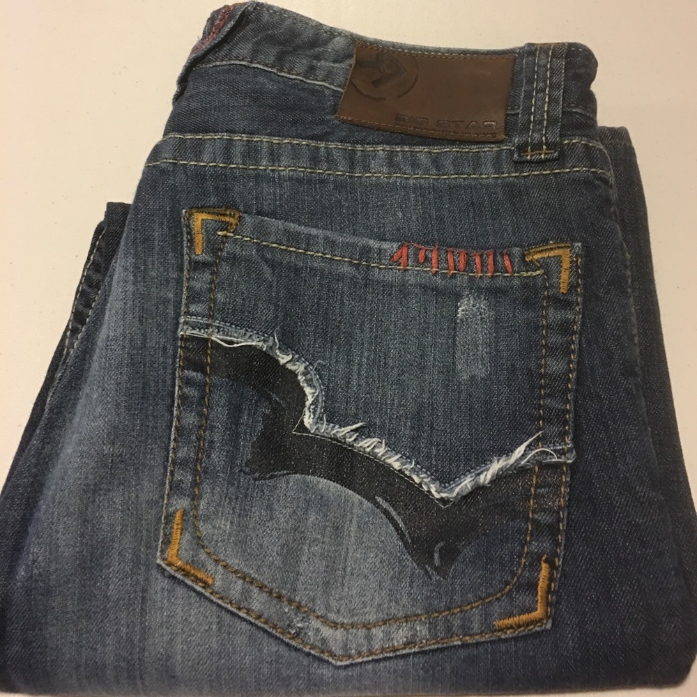 Big Star pioneer style boot cut 33w/29 length