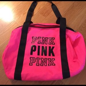 Super cute Pink overnight/duffle bag!