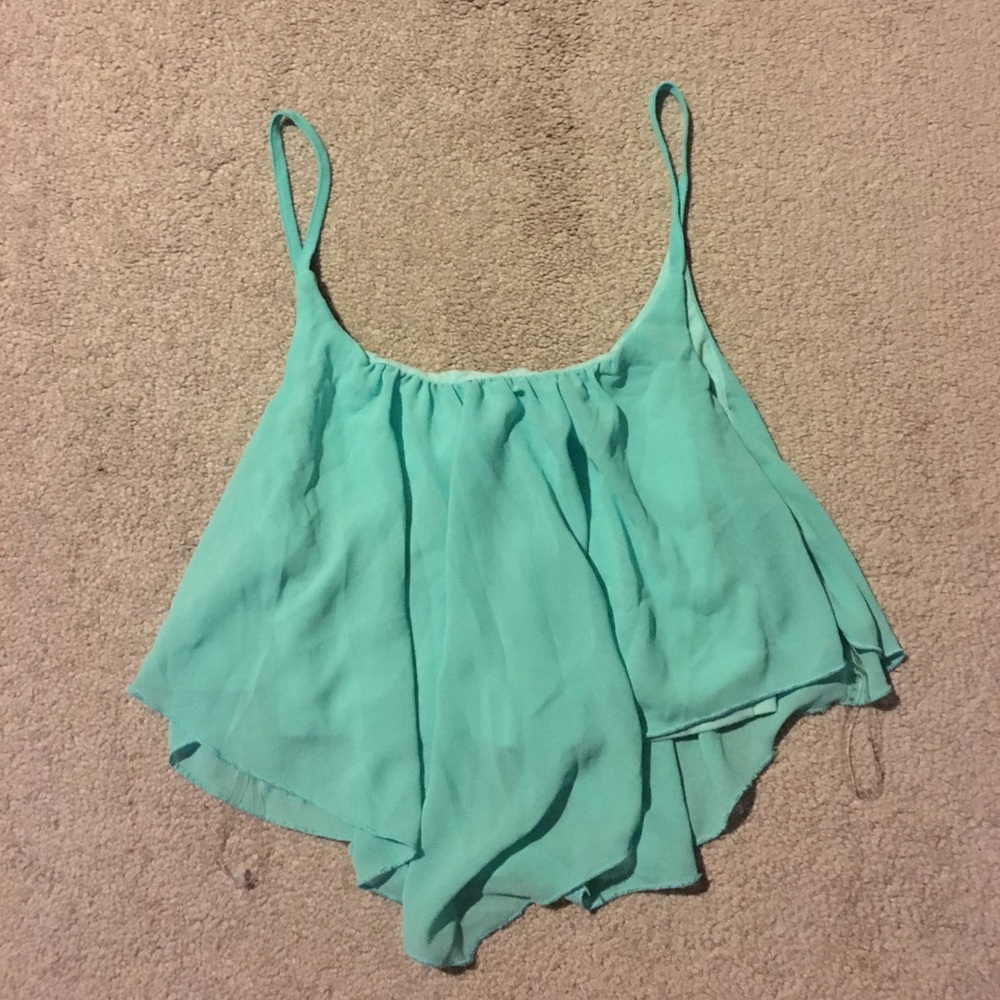 Real Blue flowy tank