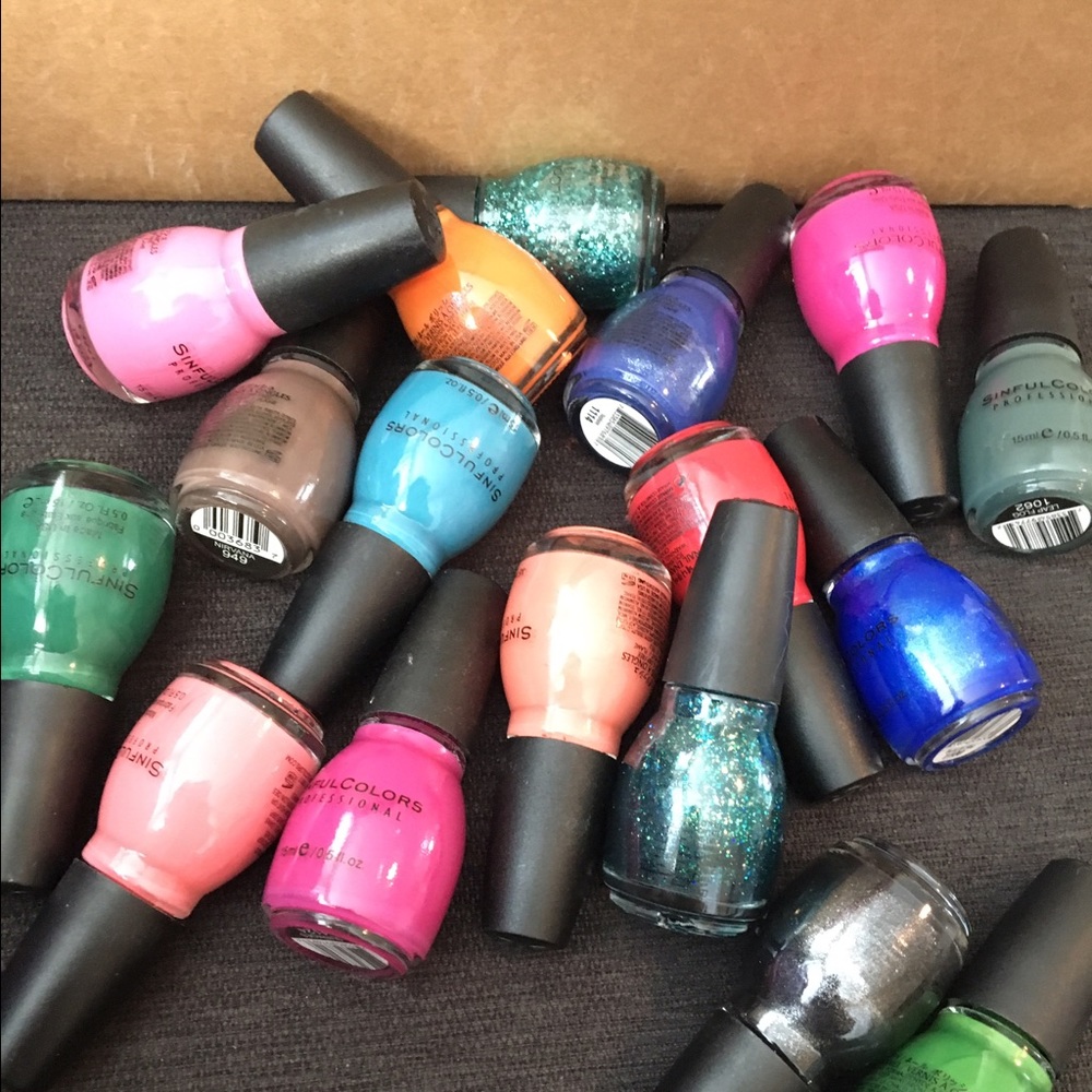 Sinful colors nail polish lot