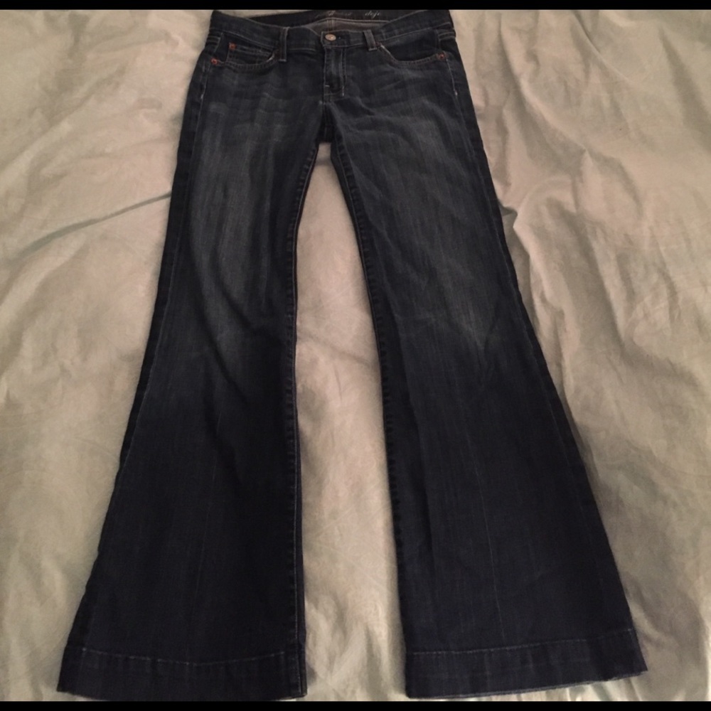 7 For All Mankind Dojo flip flop jeans