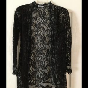 Black lace jacket size M/L