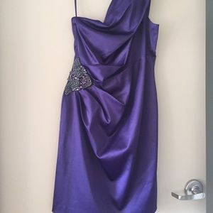 Deep purple dress