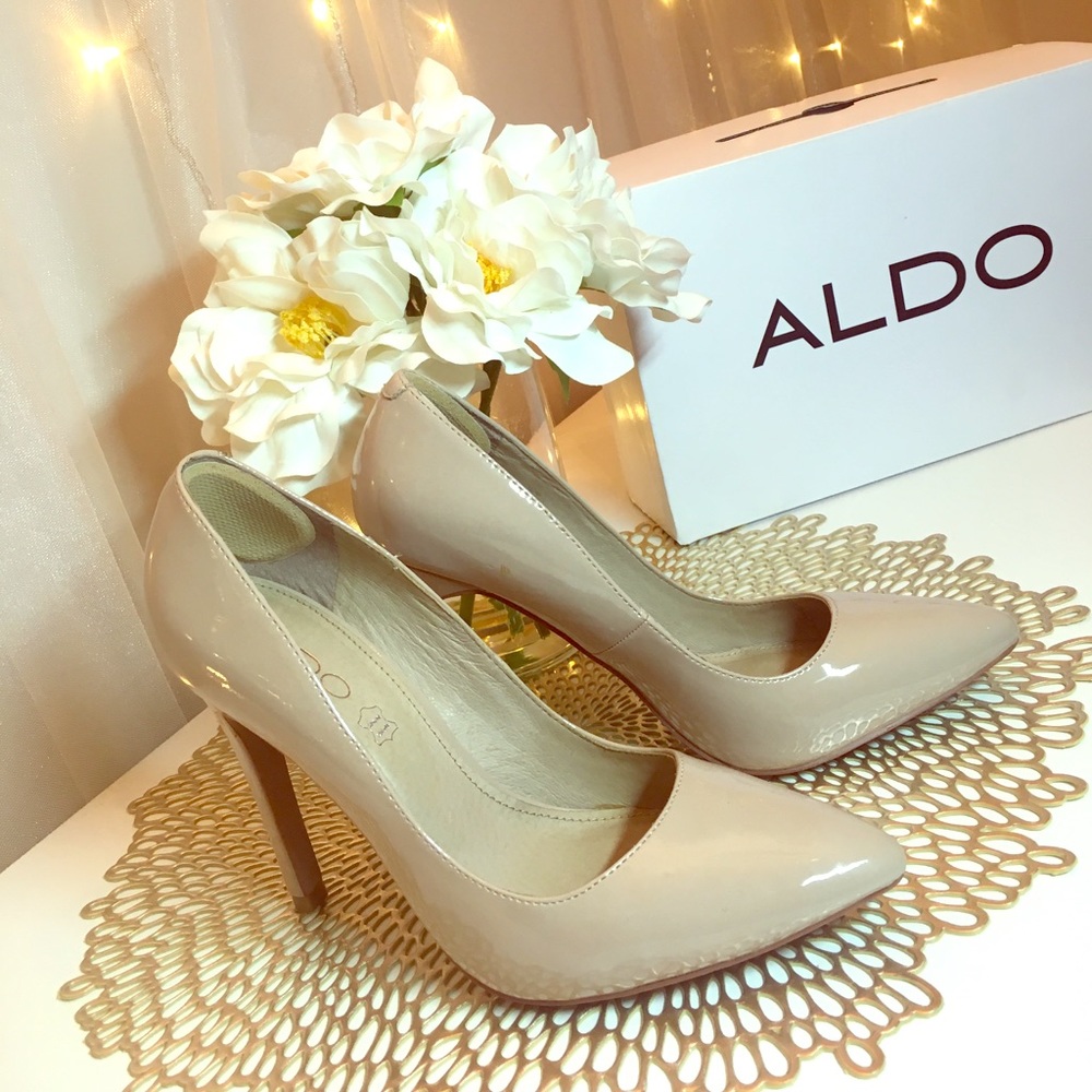 Aldo Frited Pump Bone
