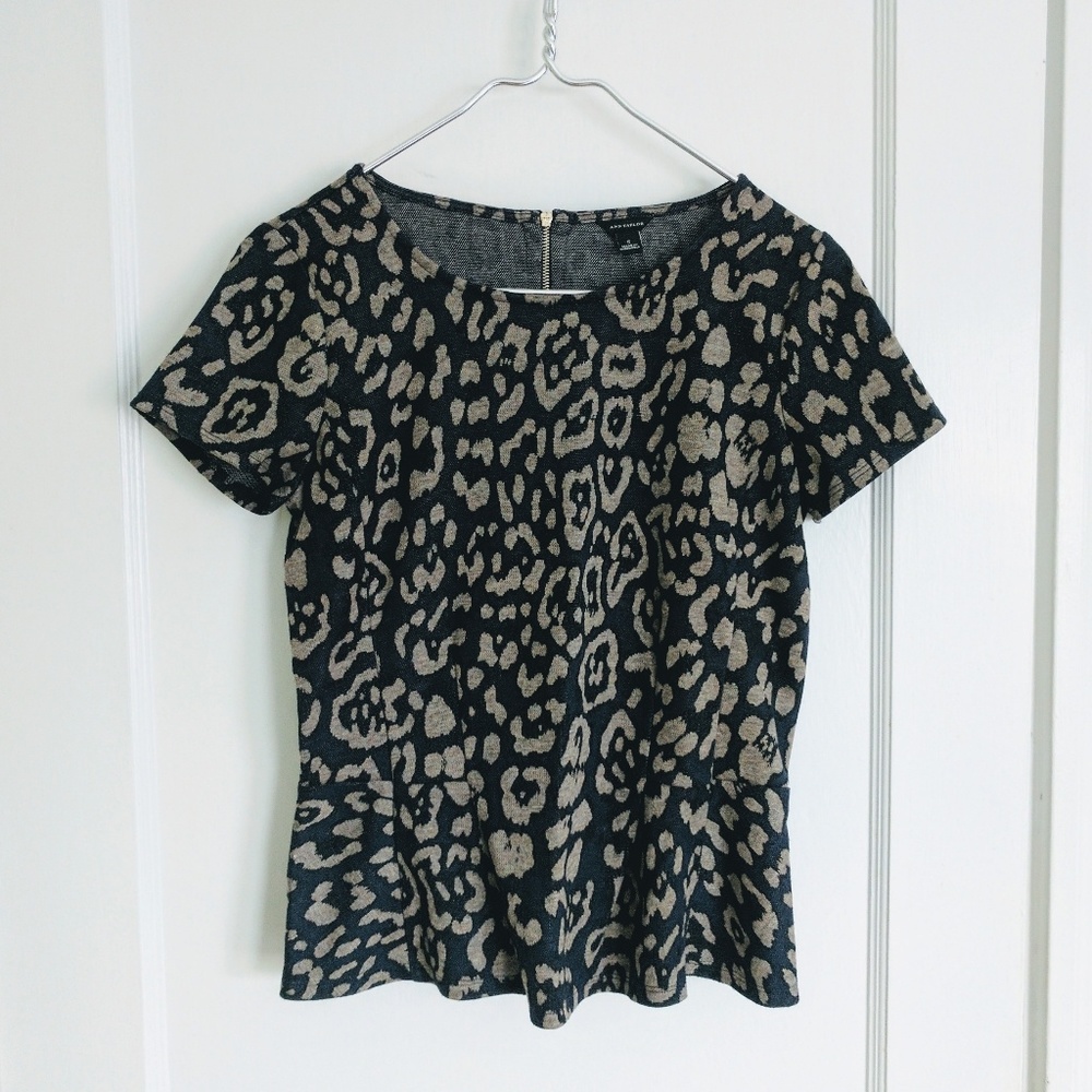 Ann Taylor Peplum Top