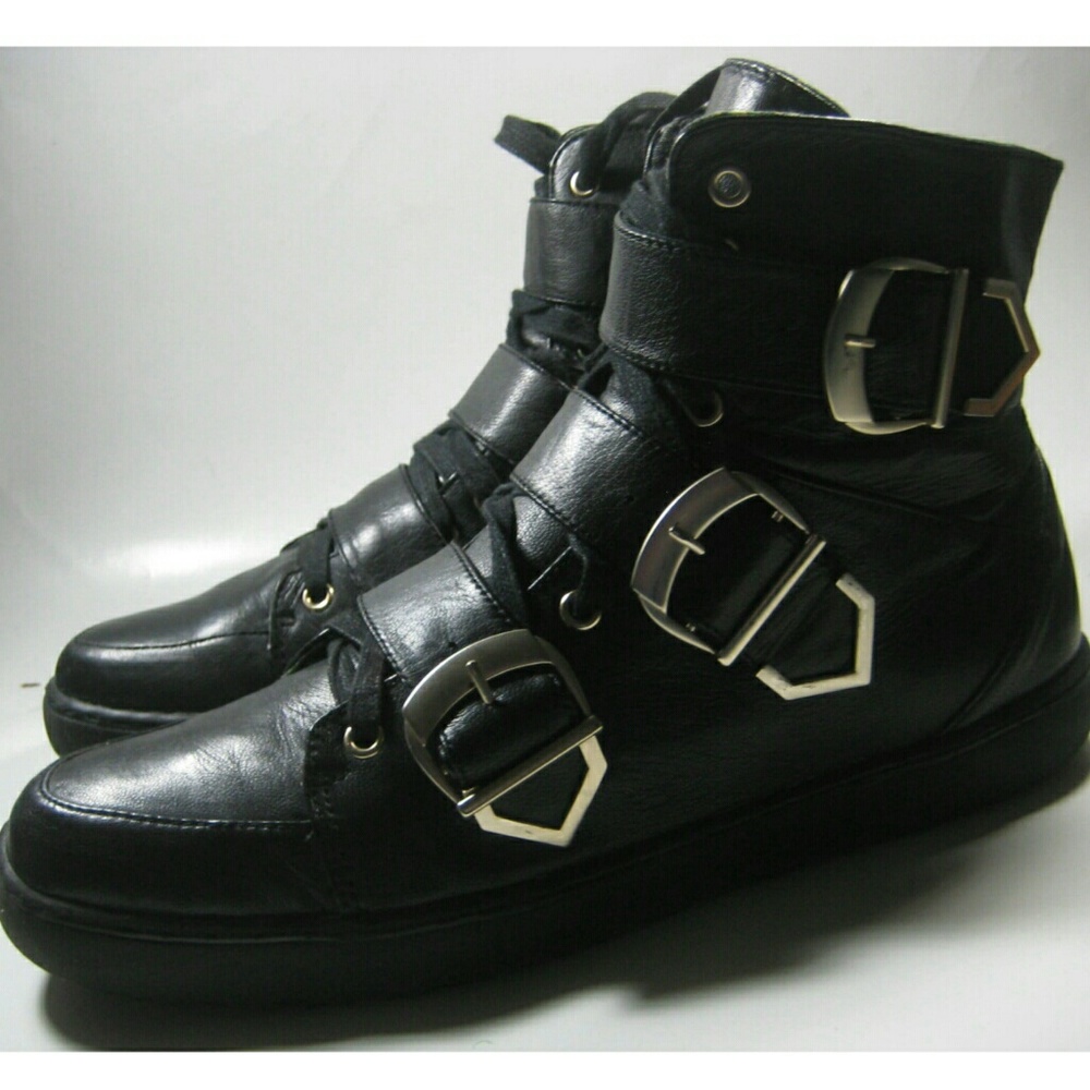 VERSACE for H&M 43 US 10 Kanye West Black Leather