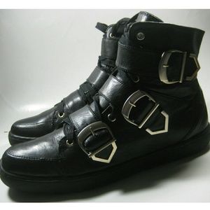 VERSACE for H&M 43 US 10 Kanye West Black Leather