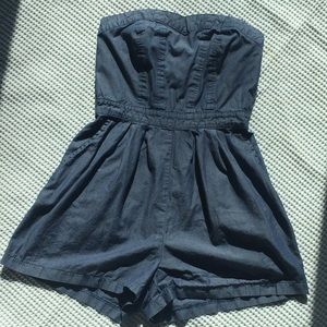 Strapless Mossimo Denim Romper.