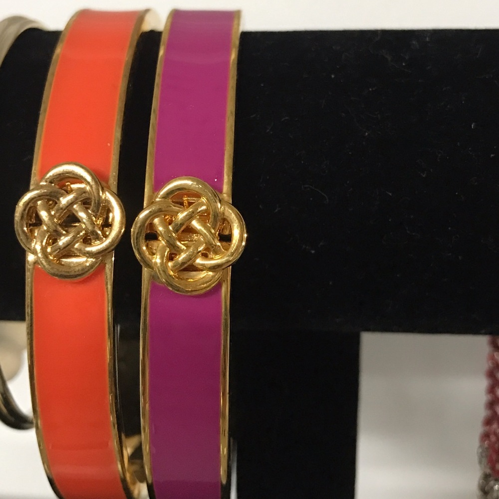 Stella and Dot pink bangle.
