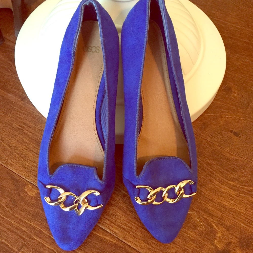 Royal Blue ASOS Flats