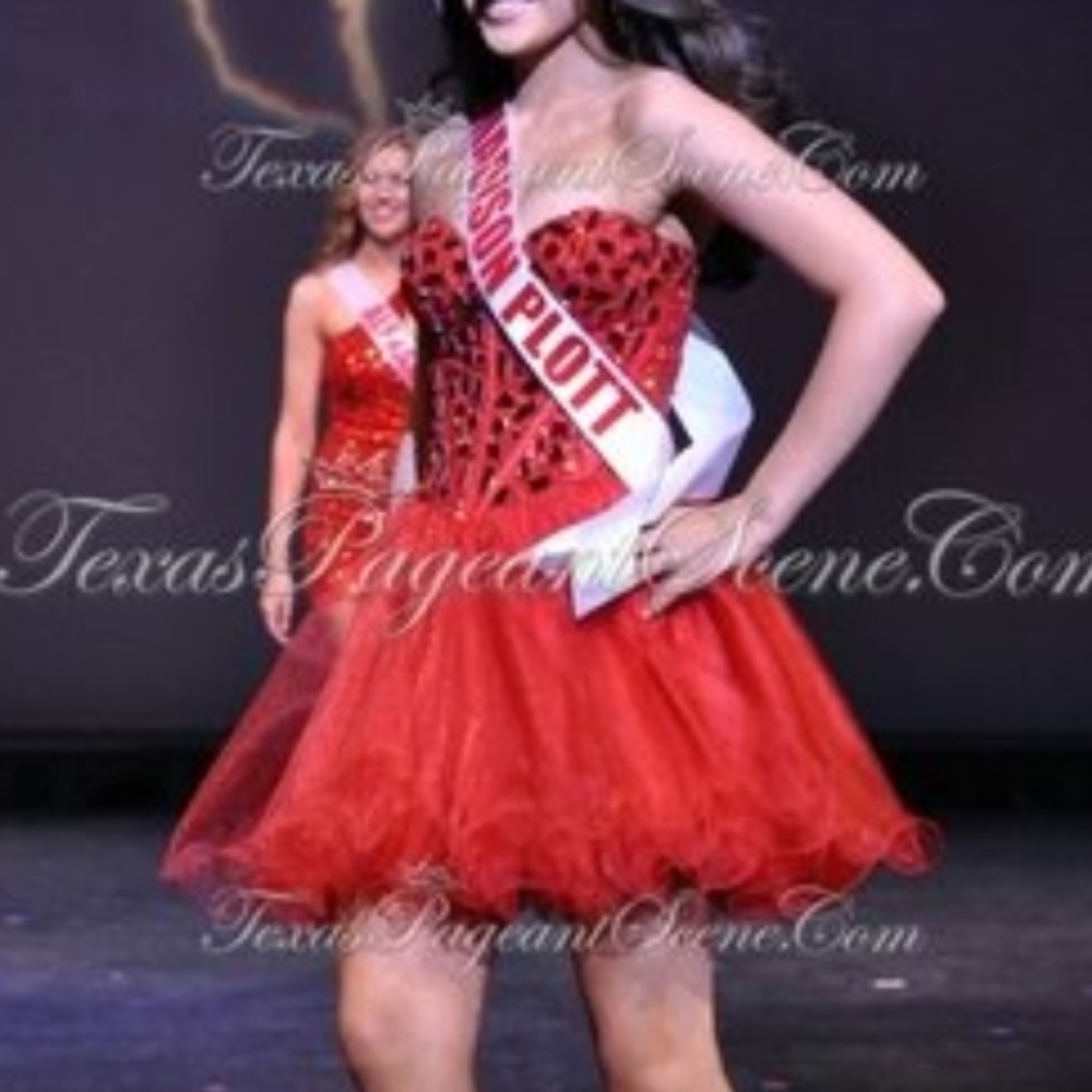 Red Cocktail / pageant dress