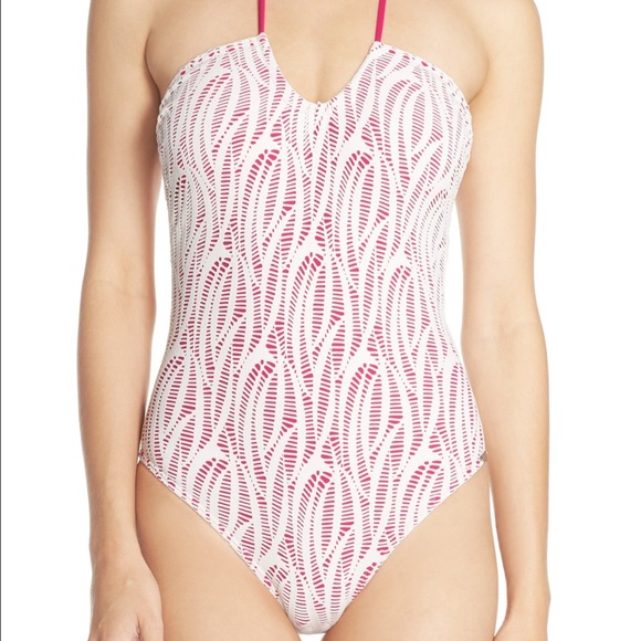 Lace One-piece Swimsuit - Picture 2 of 7