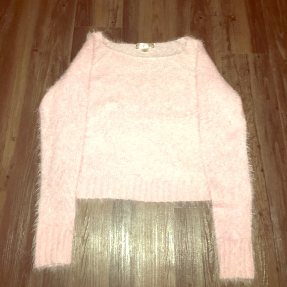🆕Blush Pink Fuzzy Fun Sweater 💕 - Picture 3 of 4