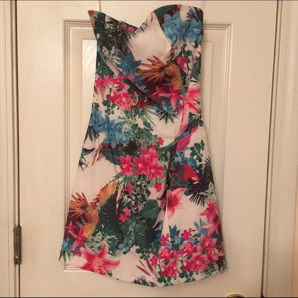 ASOS strapless dress