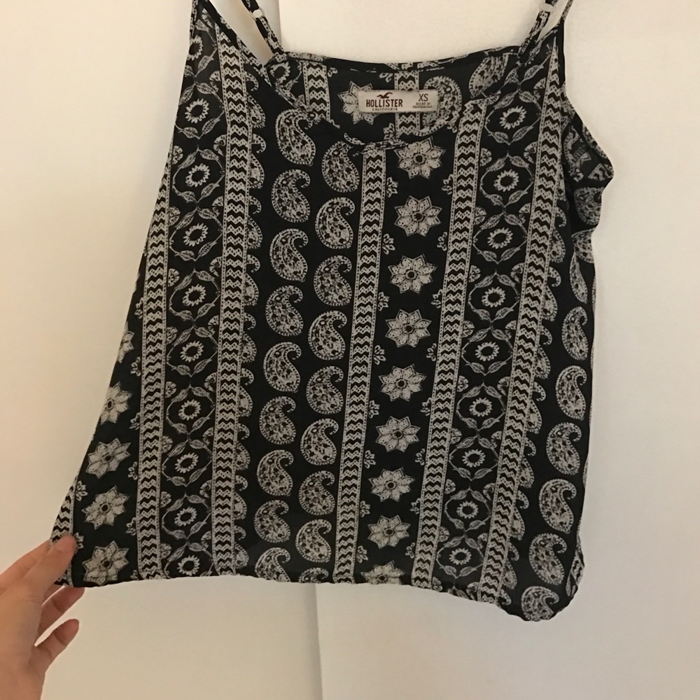 Paisley design tank top