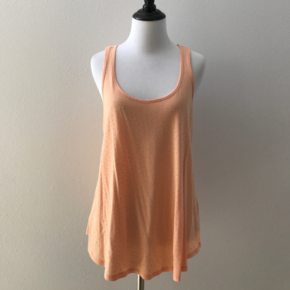 Peach studded top