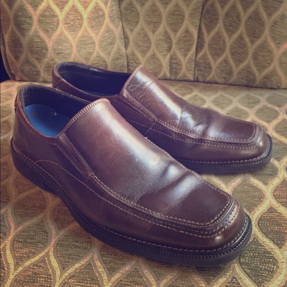 Johnston & Murphy Brown Leather Loafers size 11