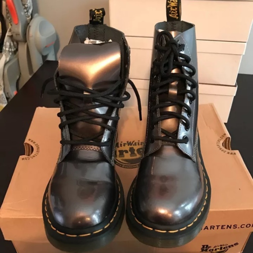 Pewter Doc Martens