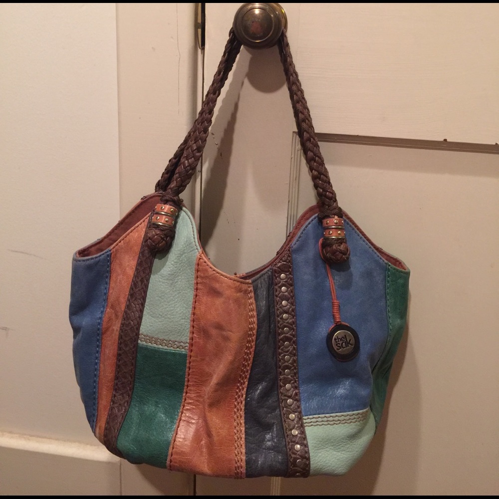 The Sak multi-color (blue, green, brown).