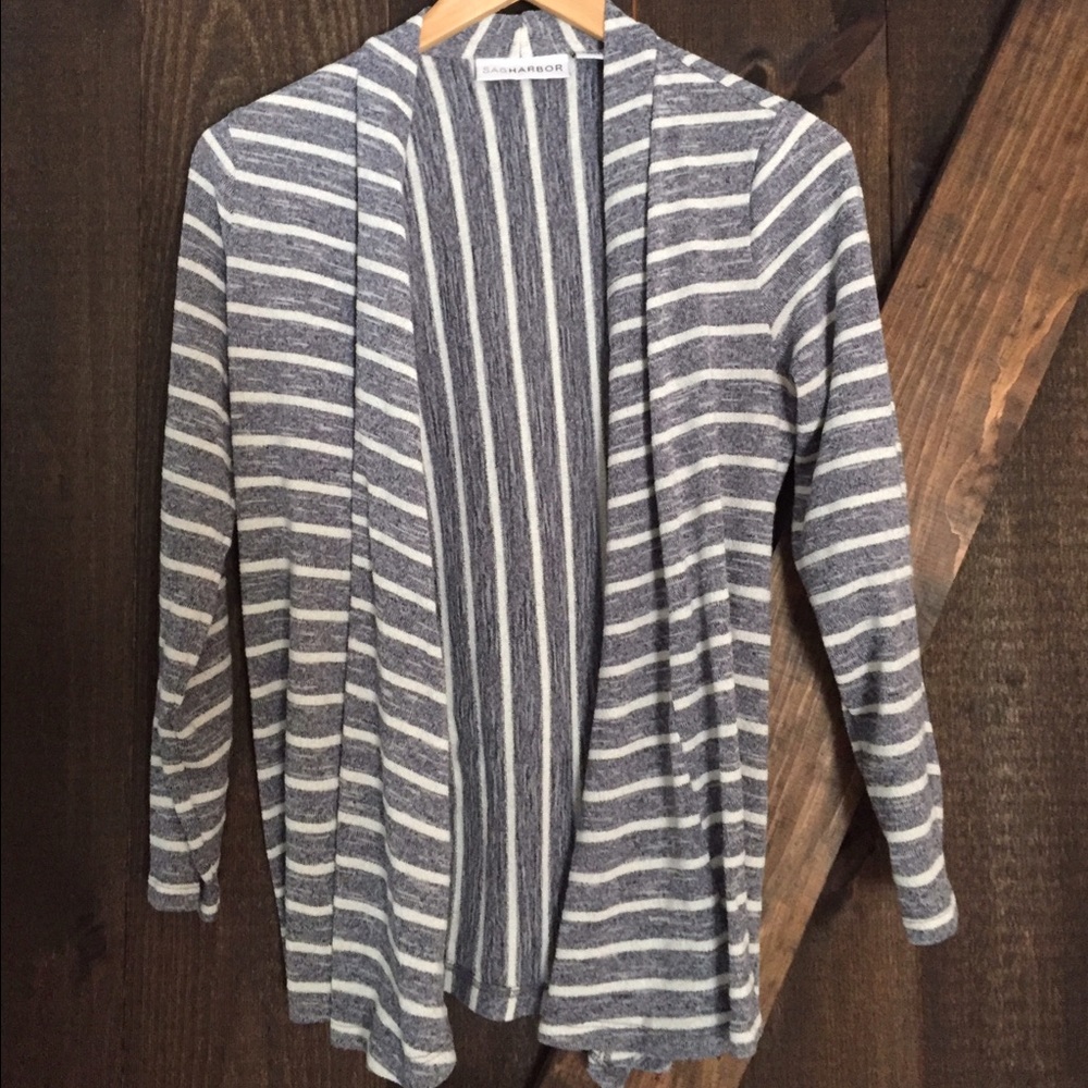 Sag Harbor striped cardigan