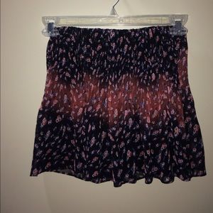 NWT BCBG printed pleated skirt