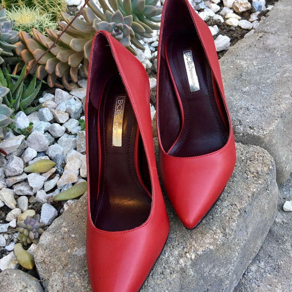 BCBG red heels