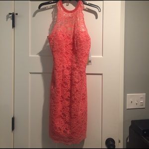 Nicole Miller Lace Halter Dress nwt sz4