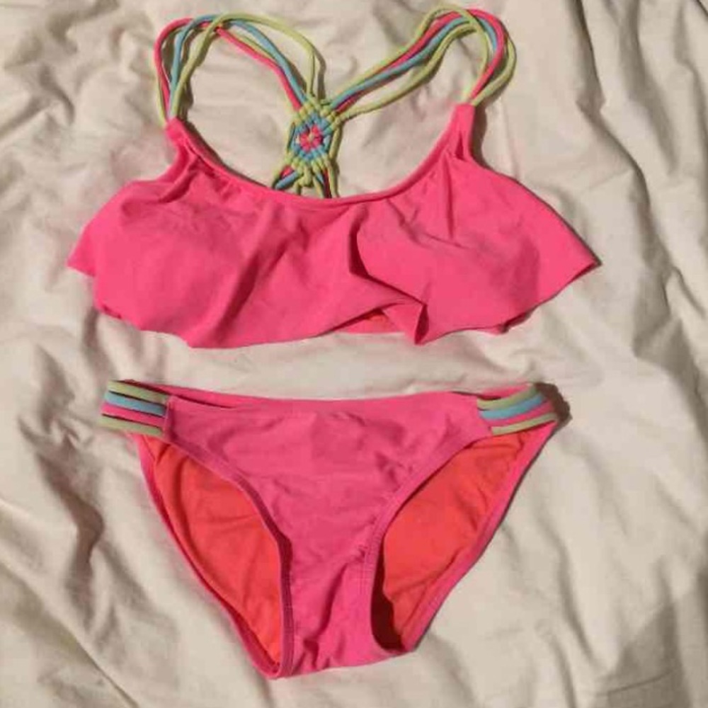 Pink swimsuit