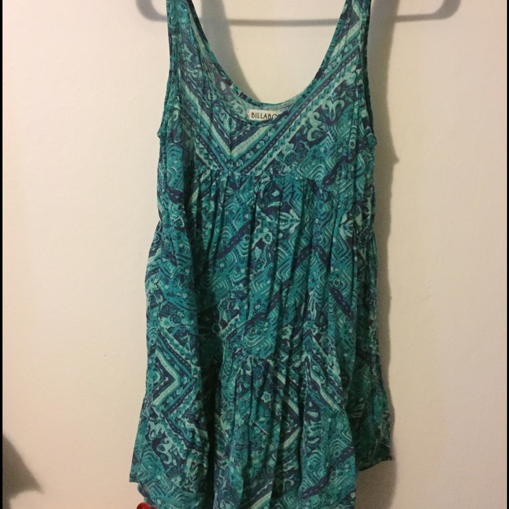 XS Billabong Teal Swing Dress