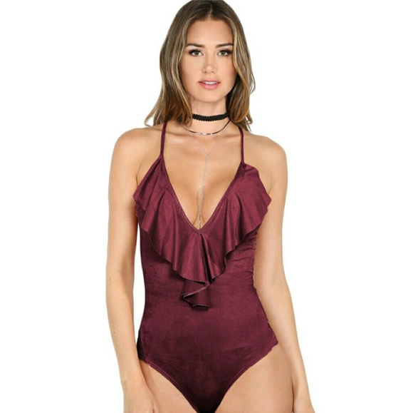 Other - Sexy Ruffle Bodysuit