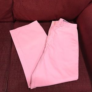 Pink Vineyard Vines Flat Front Pants