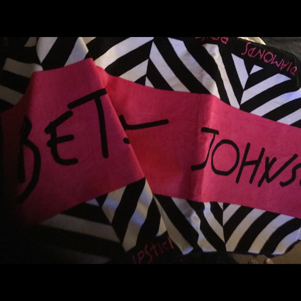 Betsey Johnson beach towel! New!