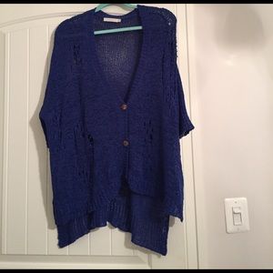 Lush Royal Blue Cardigan