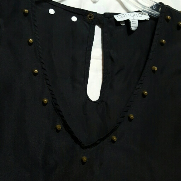 🍃🌺 Nwot Cotton On  studded blouse - Picture 3 of 6