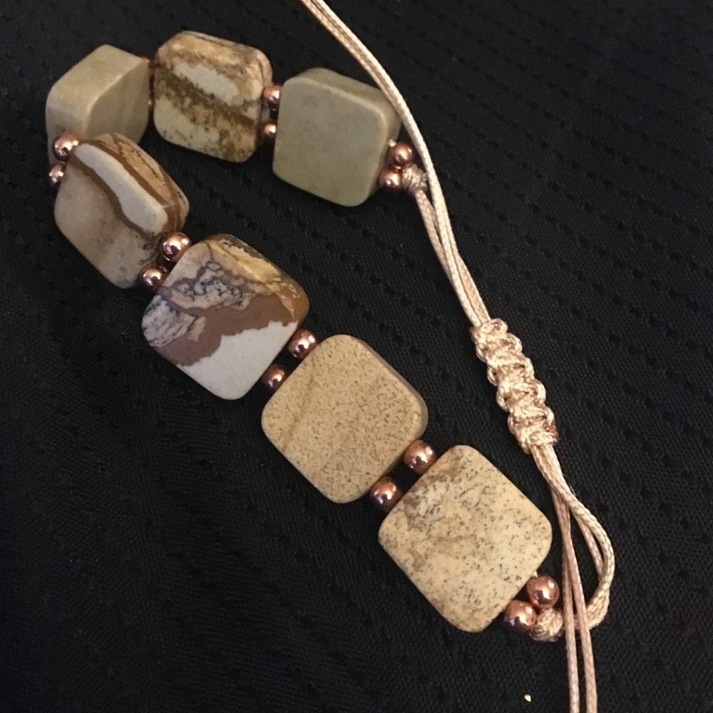 Golden Jasper Adjustable Bracelet