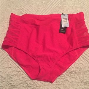 Torrid Lattice Mesh High Waist Swim Bottom