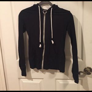 Black Aeropostale zip up hoodie!