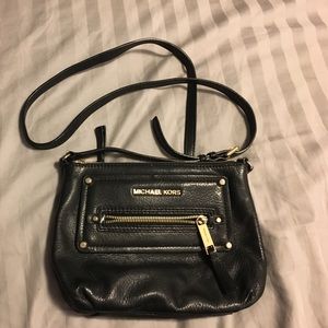 Black Michael Kors Cross Body Bag