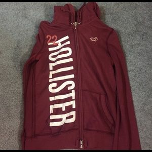 Size small burgundy hoodie