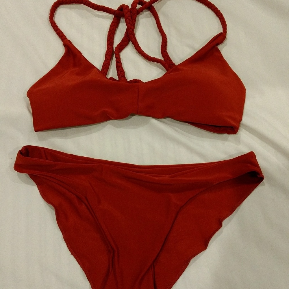 Nwot Rust red bathing suit