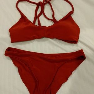 Nwot Rust red bathing suit