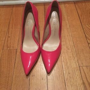 Hot pink heels