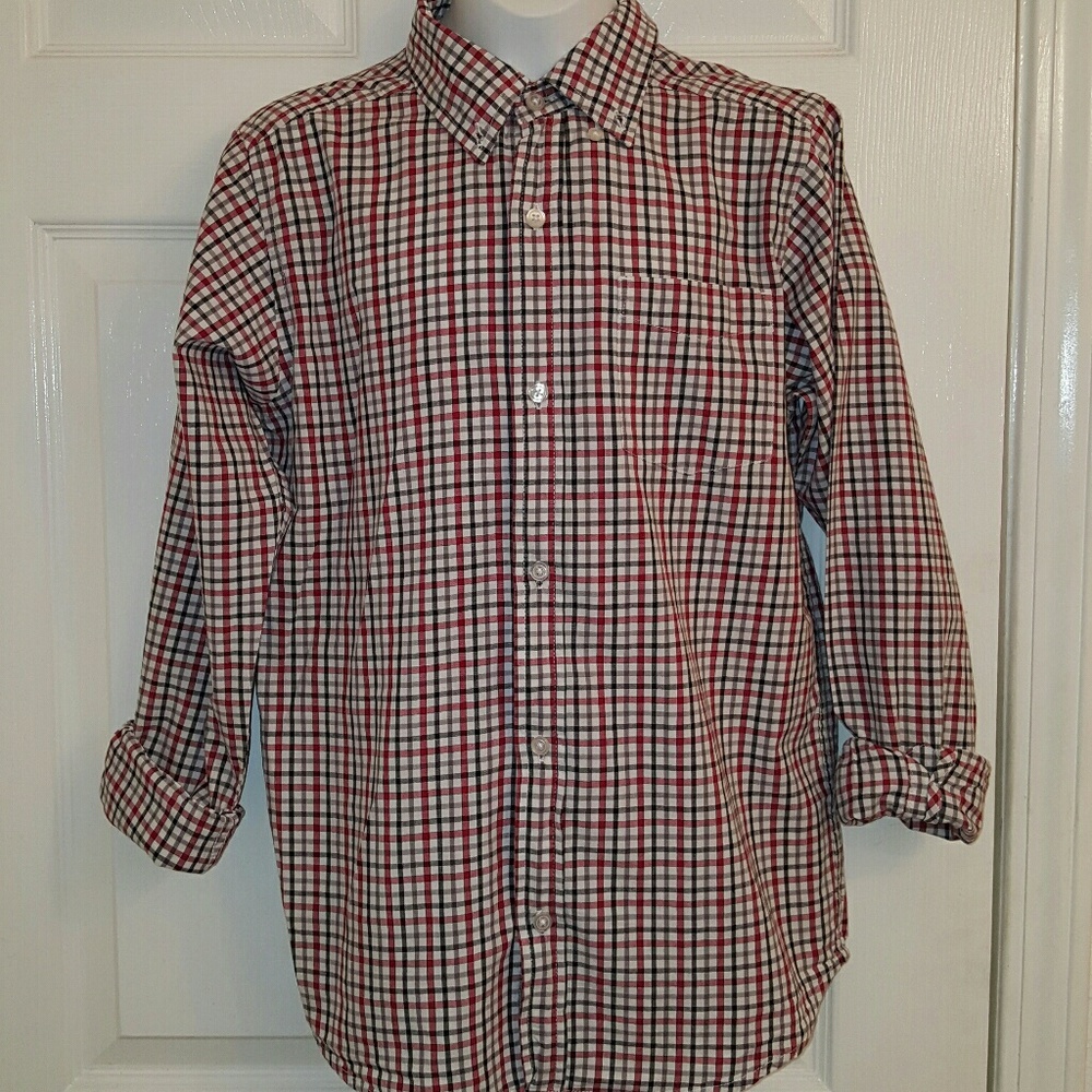 Big Boys Plaid Shirt Childern Place