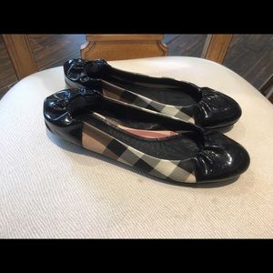 Burberry flats.