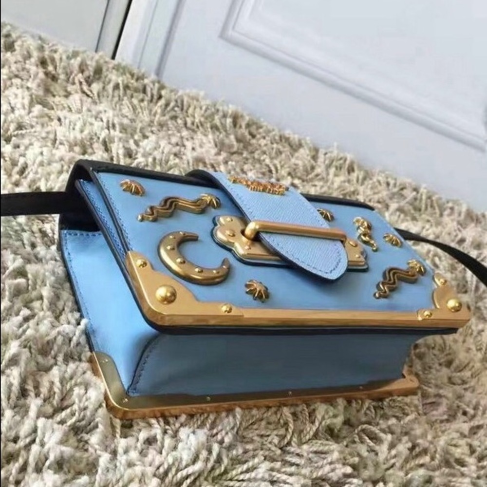 Auth Prada Celestial Cahier shoulder bag receipt - Picture 3 of 7