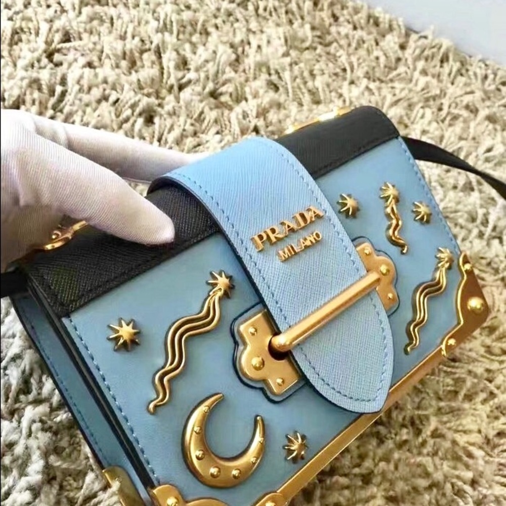 Auth Prada Celestial Cahier shoulder bag receipt - Picture 4 of 7