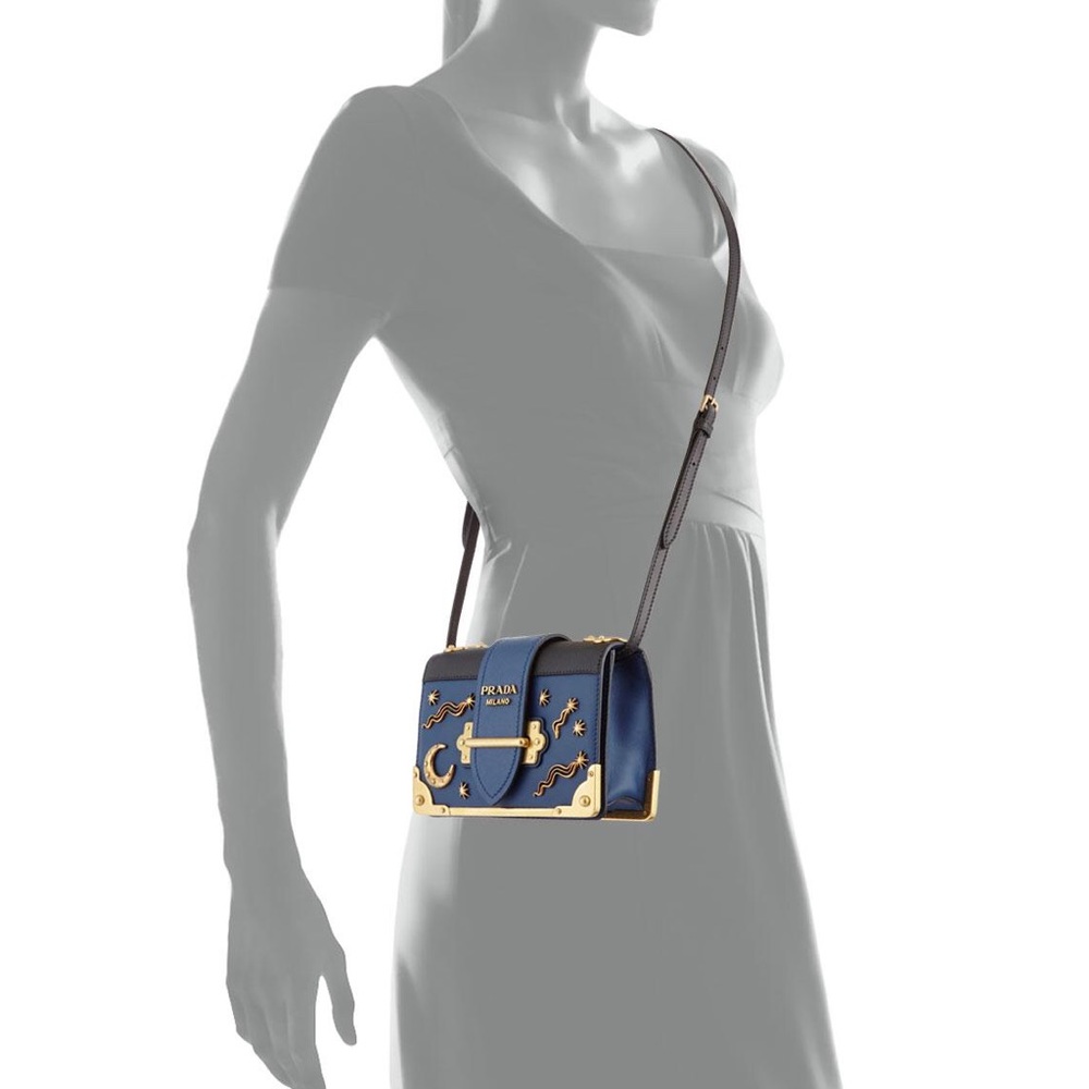 Auth Prada Celestial Cahier shoulder bag receipt - Picture 6 of 7