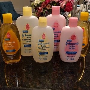 Johnson baby soap and lotion