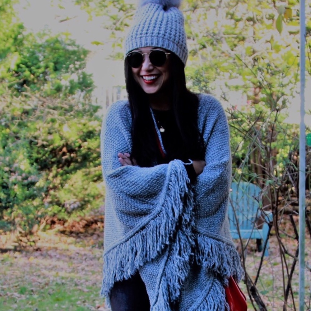 Mango Sweater Cape - Picture 3 of 3