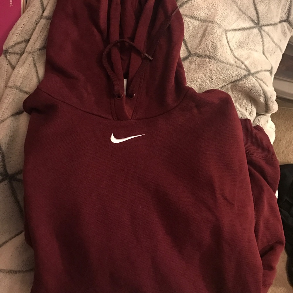 Burgundy Nike sweatshirt